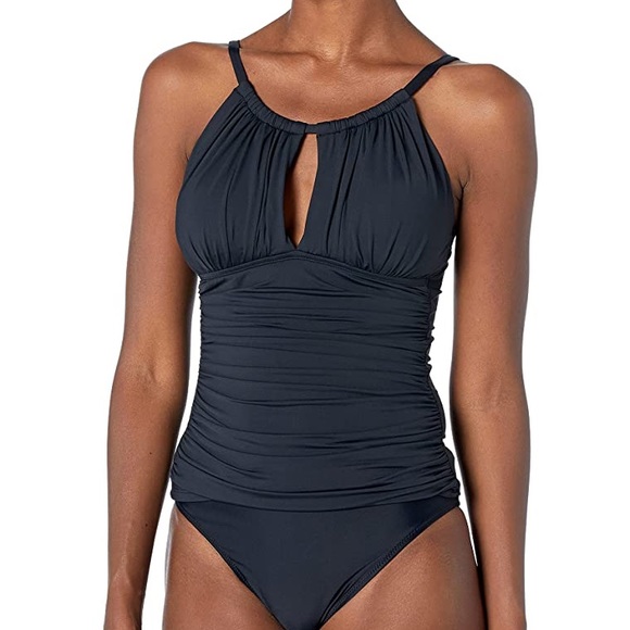 La Blanca Swim La Blanca Womens Island Goddess High Neck Keyhole